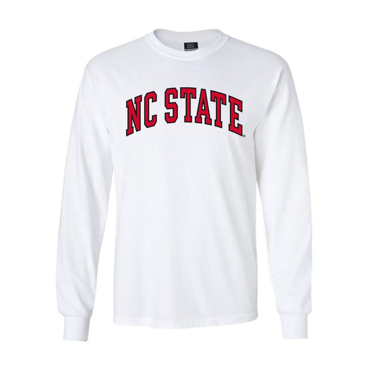 Long Sleeve Tee - White - NC State